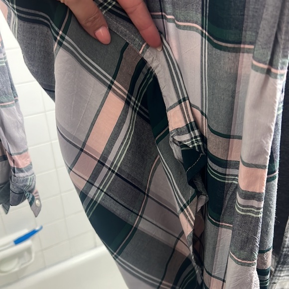 Merona Size medium plaid shirt - Picture 4 of 4